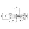 UNIÓN DOBLE TENSOR ZINCADO