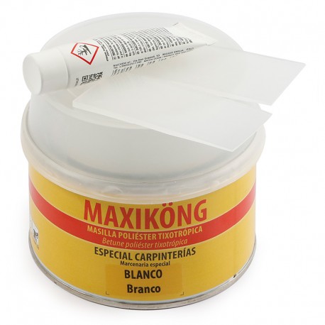 MASILLA POLIESTER MAXIKONG 500gr. BLANCO