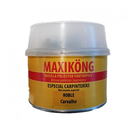 MASILLA POLIESTER MAXIKONG 500gr. ROBLE