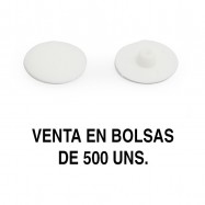 TAPA EMBUTIR INTRO.5 d11,5 BLANCO (500U) PARA TORNILLO ENSAMBLE Ø5 (hexagono 3mm)