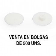 TAPA EMBUTIR INTRO.7 d12,5 BLANCO (500U)