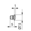 TAPA MINA AG.5MM BLANCO (5.000U)