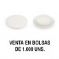 TAPA CANELA AG.18MM BLANCO (1.000U)