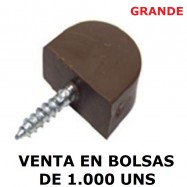 SOPORTE ESTANTE CON TORNILLO GRANDE MARRÓN