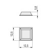 LAGRIMA ADHESIVA GOMA EVA c12,5X5,8 TRANSPARENTE (40U)