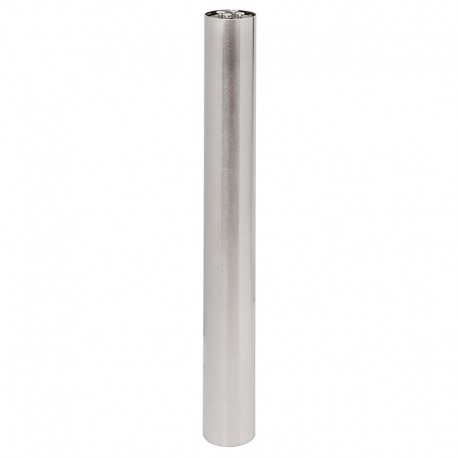 COLUMNA H1070 ø76 INOX BRILLO PARA BASE PLANA