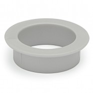 ARO PASACABLE SIN TAPA PARA EMBUTIR 48mm PLÁSTICO GRIS