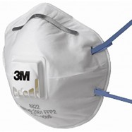 MASCARILLA MOLDEADA VÁLVULA 3M FFP2 882