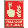 SEÑAL 7005 PLÁSTICO 297x210 PULSADOR DE ALARMA"