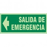 SEÑAL 1022 PLÁSTICO 297x148 "SALIDA DE EMERGENCIA"