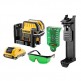 NIVEL LASER BATERIA 5 PUNTOS VERDE DEWALt DCE0825D1G