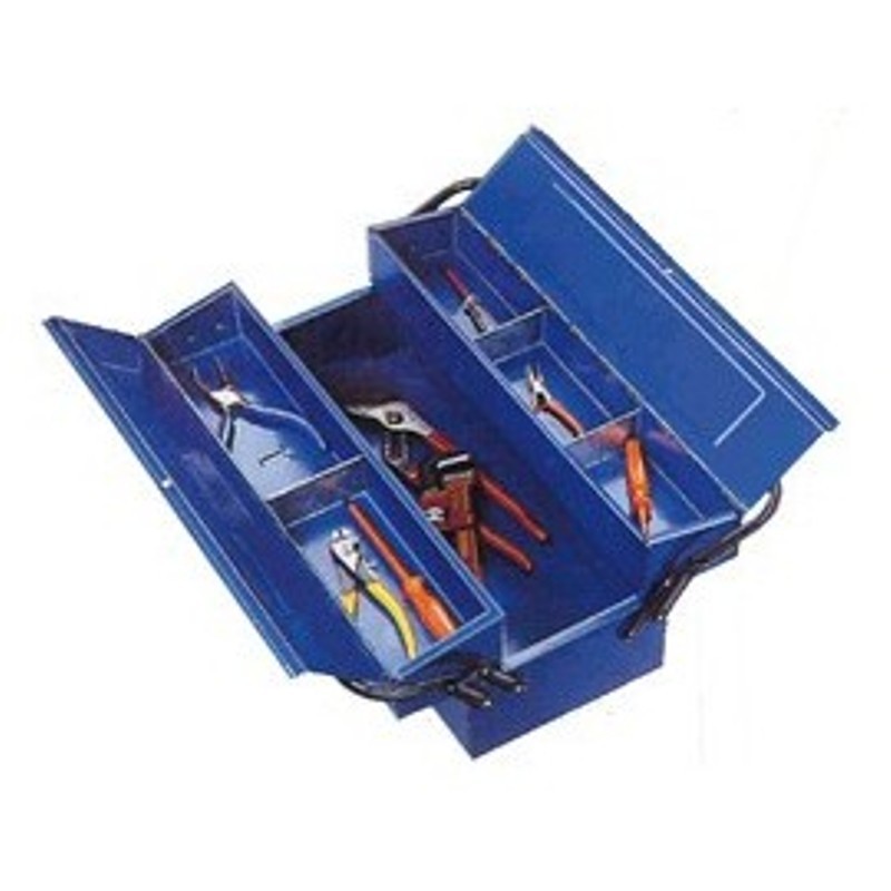 BAUHAUS Caja metálica de herramientas (33,5 x 23,5 x 11 cm, Apto