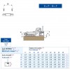 BISAGRA 110º CLIP CAM P/M SUPERACODADO C91350CZGMGWS PARA PERFIL METALICO-CAM BRAZO REGULABLE BISAGRA