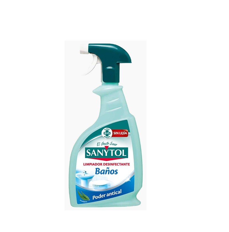 Desinfectante-limpiador 400ml Sanytol Spray Paquete 4 Pzas