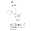 SOPORTE ESTANTE PINXO TALADRO ø5mm