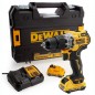 TALADRO PERCUT.DEWALT S/ESCOBILLAS 12V DCD706D2-QW 2 BATERIAS Y CARGADOR