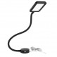 LAMPARA FLEXO SNAKE.2 TOUCH 2USB-A/C NEGRO  2.5W 12V DC/5V 1A+2A 4000K DIMMABLE