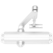 CIERRAPUERTAS TESA DC120 C/RETENC.BLANCO REGULABLE F2/3/4. CON BRAZO ARTICULADO INCLUIDO