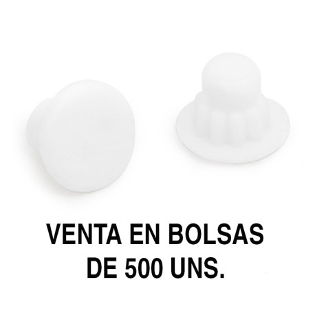 TAPA MINA AG.5MM BLANCO (500U)