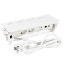 REGLETA ENCHUFES BASCUL. SWING-S BLANCO  (2xTT, 1xUSB DATOS, 1xUSB-A+C, 1xRJ45)