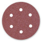 DISCO VELCRO CORINDON 150mm G.80 6A 6 AGUJEROS