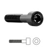 DIN 912 TORNILLO ALLEN NEGRO