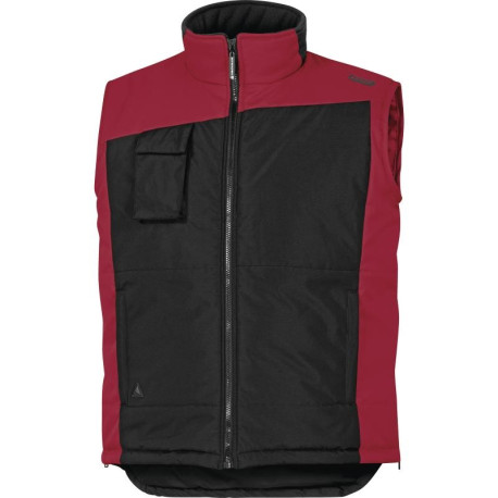 CHALECO ANTIFRIO FIDJI NEGRO-ROJO