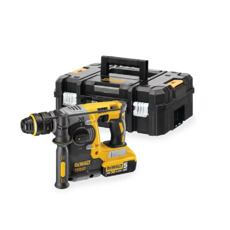 MARTILLO SDS-PLUS DEWALT XR 18V-Li 5Ah S/ESCOBILLAS DCH273P2T-QW 2 BATERIAS Y CARGADOR