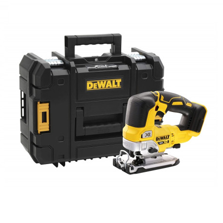 SIERRA CALAR DEWALT 18V DCS334NT-QW S/ESCOBILLAS SIN BATERIAS Y CARGADOR