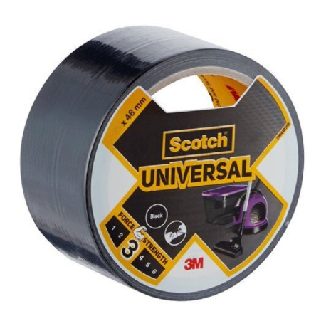 CINTA AMERICANA SCOTCH 48mmX25m NEGRO UNIVERSAL