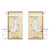 PLACAS CAMA ABATIBLE VERTICAL-HORIZONTAL JGO.HORIZONTAL 135-150 Y VERTICAL TODAS