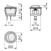 INTERRUPTOR UNIPOLAR DYAL PARA EMBUTIR GRIS