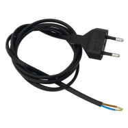 CABLE EURO 3M. CON ENCHUFE NEGRO