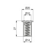 SOPORTE EMBUTIR AUTOMATICO d14X27 P/PASADOR