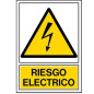 PEGATINA 60x80mm "RIESGO ELÉCTRICO"