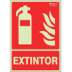 SEÑAL 7001 PLÁSTICO 297x210 "EXTINTOR"