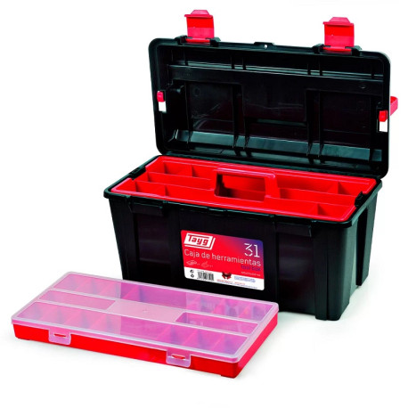 CAJA DE HERRAMIENTAS CON ESTUCHE TAYG 44x23x23cm