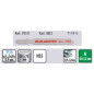 5 HOJA CALAR CHAPA EXTRA FINA 5511 T118G METAL EXTRA FINO(0.9-1.2).28 DIENTES