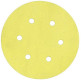 DISCO VELCRO CORINDON 150mm G.180 6A PAPEL RESINADO OXIDO ALUMINIO