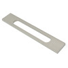 TIRADOR ALUMINIO KEIZO 192mm L216 TITANIO