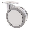 RUEDA 100mm LIBRE PLACA GRIS/ALUMINI