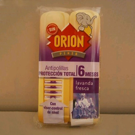 ORION ANTIPOLILLA PINZA DUPLO LAVANDA