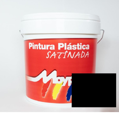 PINTURA SATINADA NEGRA MOYPE 4L