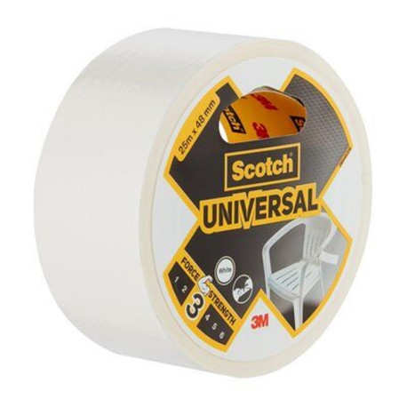 CINTA AMERICANA SCOTCH 48mmX25m BLANCA UNIVERSAL