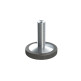 PIE NIVELADOR SANDO d32 M10X34 ZN/NG  LARGO ROSCA 25MM.