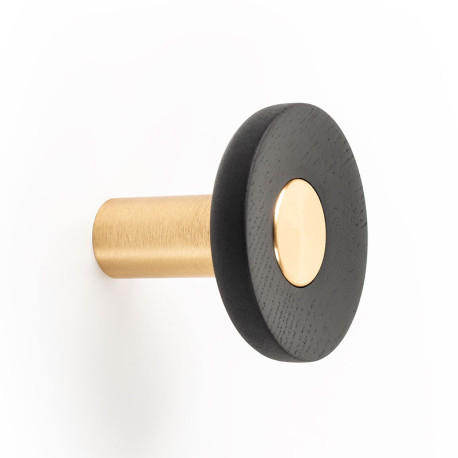 PERCHA ZOOT Ø60 LATON OSC.CEP/NEGRO MATE