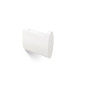 PERCHA TAKK OVALADO 16X50X57 BLANCO MATE