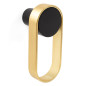 PERCHA OVALADO ORBIT Ø45 H105 NEGRO/ORO CEP