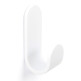 PERCHA TOK 40X100X47 BLANCO MATE  CON ADHESIVO 3M. RESISTENCIA 5Kgs.