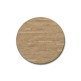 TAPON ADHESIVA HAYA NATURAL 13MM (100U)